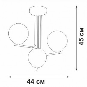 Люстра на штанге Vitaluce V49420 V49420-8/3PL в Александровском - alexsandrovskoe.mebel24.online | фото 2