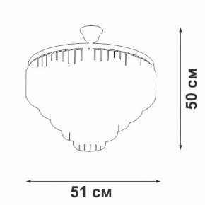 Люстра на штанге Vitaluce V58250 V58250-8/8 в Александровском - alexsandrovskoe.mebel24.online | фото