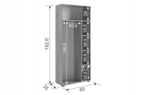 МЕБЕЛЬСОН К7 Прихожая в Александровском - alexsandrovskoe.mebel24.online | фото 3