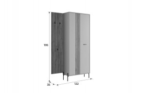 МЕБЕЛЬСОН К8 Прихожая в Александровском - alexsandrovskoe.mebel24.online | фото 2