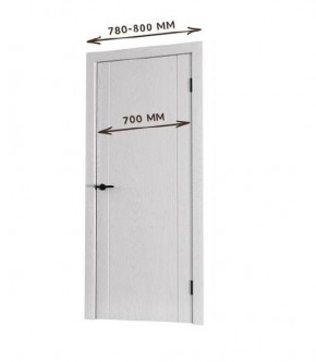 Межкомнатная дверь Bolivar Каньон браун (комплект) 700 в Александровском - alexsandrovskoe.mebel24.online | фото