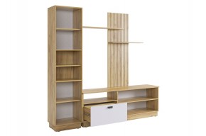 МОДИ К1 Гостиная (белое дерево) в Александровском - alexsandrovskoe.mebel24.online | фото 7