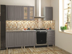Модульная кухня Луксор клен серый в Александровском - alexsandrovskoe.mebel24.online | фото 1
