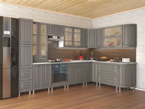 Модульная кухня Луксор клен серый в Александровском - alexsandrovskoe.mebel24.online | фото 2