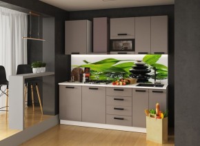 Модульная кухня Осло карбон латте в Александровском - alexsandrovskoe.mebel24.online | фото 1