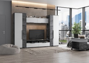 МОНИКА Гостиная (модульная) айрон рок в Александровском - alexsandrovskoe.mebel24.online | фото 1