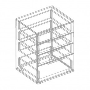 МОНИКА Комод с 4 ящиками в Александровском - alexsandrovskoe.mebel24.online | фото 3