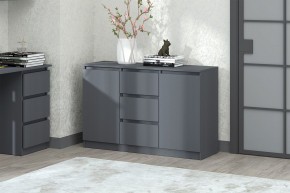 МС "Хилтон" Комод №4 1200 (графит) в Александровском - alexsandrovskoe.mebel24.online | фото