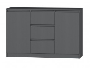МС "Хилтон" Комод №4 1200 (графит) в Александровском - alexsandrovskoe.mebel24.online | фото 2