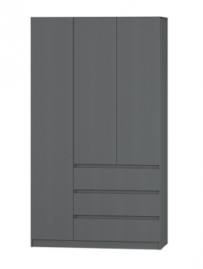 МС "Хилтон" Шкаф №2 1200 (Графит) в Александровском - alexsandrovskoe.mebel24.online | фото