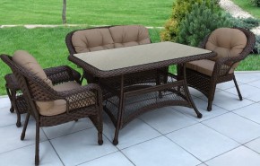 Набор уличный T130Br/LV520BB-Brown/Beige в Александровском - alexsandrovskoe.mebel24.online | фото 2