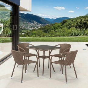 Набор уличный T282BNT/Y137C-W56 Light Brown 4Pcs в Александровском - alexsandrovskoe.mebel24.online | фото 2