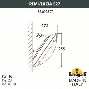 Накладной светильник Fumagalli Lucia 1R3.602.000.LYE27 в Александровском - alexsandrovskoe.mebel24.online | фото 2