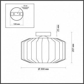 Накладной светильник Odeon Light Binga 4746/1C в Александровском - alexsandrovskoe.mebel24.online | фото 3