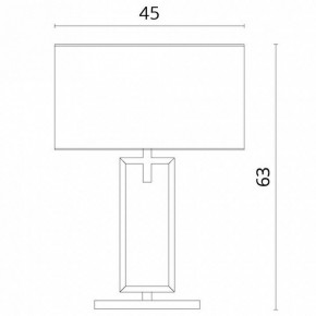 Настольная лампа декоративная Divinare Porta 5933/01 TL-1 в Александровском - alexsandrovskoe.mebel24.online | фото 3