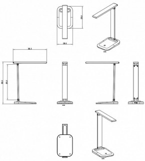 Настольная лампа офисная Arte Lamp London A5124LT-1BK в Александровском - alexsandrovskoe.mebel24.online | фото 2