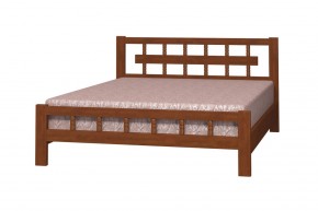 НАТАЛИ-5 Кровать из массива (Орех) в Александровском - alexsandrovskoe.mebel24.online | фото 2