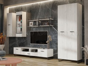 НЭНСИ LOFT Гостиная (модульная) Дуб крафт белый в Александровском - alexsandrovskoe.mebel24.online | фото 1