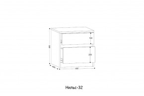 НИЛЬС - 32 Тумба в Александровском - alexsandrovskoe.mebel24.online | фото 2