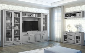 ОРЛЕАН Гостиная (модульная) серый в Александровском - alexsandrovskoe.mebel24.online | фото 1
