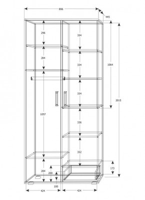 Подростковая Юпитер (модульная) в Александровском - alexsandrovskoe.mebel24.online | фото 25