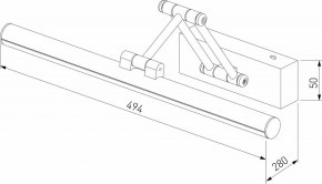Подсветка для картины Elektrostandard Monza a064136 в Александровском - alexsandrovskoe.mebel24.online | фото 4