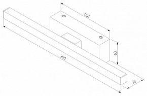 Подсветка для картины Elektrostandard Rino a061222 в Александровском - alexsandrovskoe.mebel24.online | фото 4