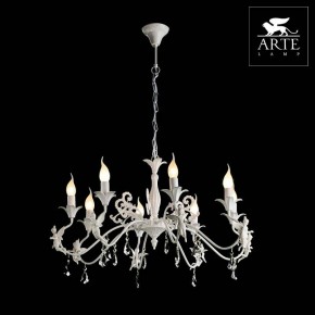 Подвесная люстра Arte Lamp Angelina A5349LM-8WH в Александровском - alexsandrovskoe.mebel24.online | фото 2