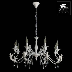 Подвесная люстра Arte Lamp Angelina A5349LM-8WH в Александровском - alexsandrovskoe.mebel24.online | фото 4