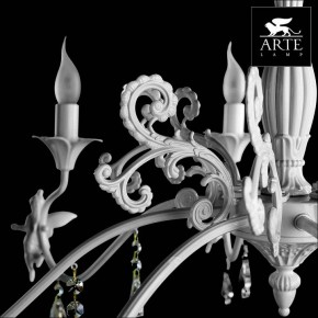 Подвесная люстра Arte Lamp Angelina A5349LM-8WH в Александровском - alexsandrovskoe.mebel24.online | фото 6