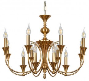 Подвесная люстра Arte Lamp Collinetta A4094LM-12PB в Александровском - alexsandrovskoe.mebel24.online | фото