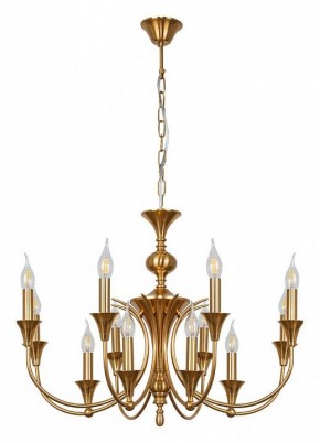 Подвесная люстра Arte Lamp Collinetta A4094LM-12PB в Александровском - alexsandrovskoe.mebel24.online | фото 2
