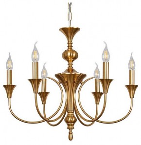 Подвесная люстра Arte Lamp Collinetta A4094LM-6PB в Александровском - alexsandrovskoe.mebel24.online | фото