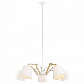 Подвесная люстра Arte Lamp Pinocchio A5700LM-5WH в Александровском - alexsandrovskoe.mebel24.online | фото 2