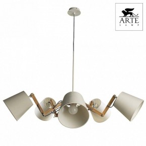 Подвесная люстра Arte Lamp Pinocchio A5700LM-5WH в Александровском - alexsandrovskoe.mebel24.online | фото 3