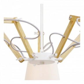 Подвесная люстра Arte Lamp Pinocchio A5700LM-5WH в Александровском - alexsandrovskoe.mebel24.online | фото 8