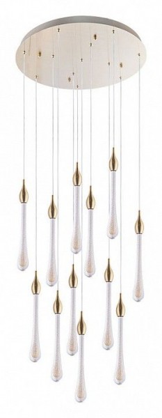 Подвесная люстра Arte Lamp Raindrop A1803LM-36PB в Александровском - alexsandrovskoe.mebel24.online | фото