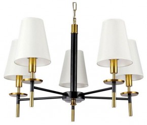 Подвесная люстра Arte Lamp Riccardo A4075LM-5BK в Александровском - alexsandrovskoe.mebel24.online | фото