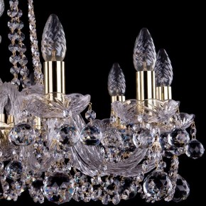 Подвесная люстра Bohemia Ivele Crystal 1402 1402/10/240/G/Balls в Александровском - alexsandrovskoe.mebel24.online | фото 2
