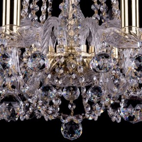 Подвесная люстра Bohemia Ivele Crystal 1402 1402/10/240/G/Balls в Александровском - alexsandrovskoe.mebel24.online | фото 3