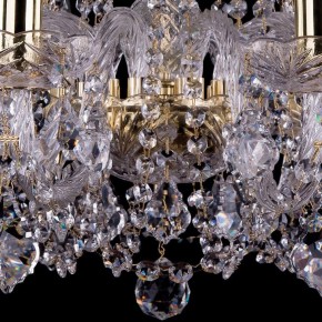 Подвесная люстра Bohemia Ivele Crystal 1402 1402/10/240/G/Leafs в Александровском - alexsandrovskoe.mebel24.online | фото 5