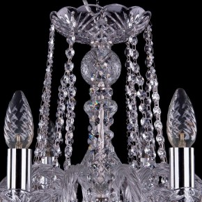 Подвесная люстра Bohemia Ivele Crystal 1402 1402/10/240/Ni/Balls в Александровском - alexsandrovskoe.mebel24.online | фото 4