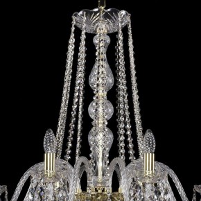 Подвесная люстра Bohemia Ivele Crystal 1402 1402/10/360/G в Александровском - alexsandrovskoe.mebel24.online | фото 4