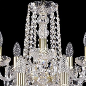 Подвесная люстра Bohemia Ivele Crystal 1402 1402/10+5/195/2d/G в Александровском - alexsandrovskoe.mebel24.online | фото 4