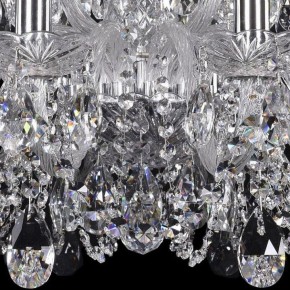 Подвесная люстра Bohemia Ivele Crystal 1402 1402/12+6/240/Ni в Александровском - alexsandrovskoe.mebel24.online | фото 3