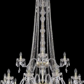 Подвесная люстра Bohemia Ivele Crystal 1402 1402/20+10+5/530/h-206/3d/G в Александровском - alexsandrovskoe.mebel24.online | фото 4