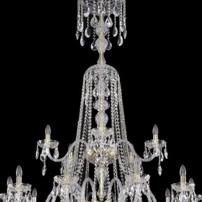 Подвесная люстра Bohemia Ivele Crystal 1402 1402/20+10+5/530/XL-206/3d/G в Александровском - alexsandrovskoe.mebel24.online | фото 3