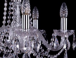Подвесная люстра Bohemia Ivele Crystal 1402 1402/5/160/Ni в Александровском - alexsandrovskoe.mebel24.online | фото 3