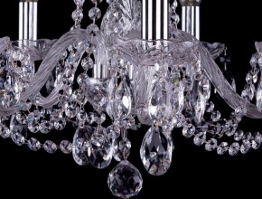 Подвесная люстра Bohemia Ivele Crystal 1402 1402/5/160/Ni в Александровском - alexsandrovskoe.mebel24.online | фото 4