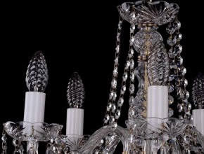 Подвесная люстра Bohemia Ivele Crystal 1402 1402/5/160/Pa в Александровском - alexsandrovskoe.mebel24.online | фото 3